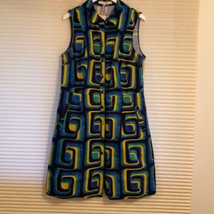 Boden; button down sleeveless dress